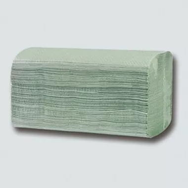 Зелени кърпи с ръчни кърпи Z